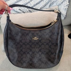 Coach monogram shoulder bag